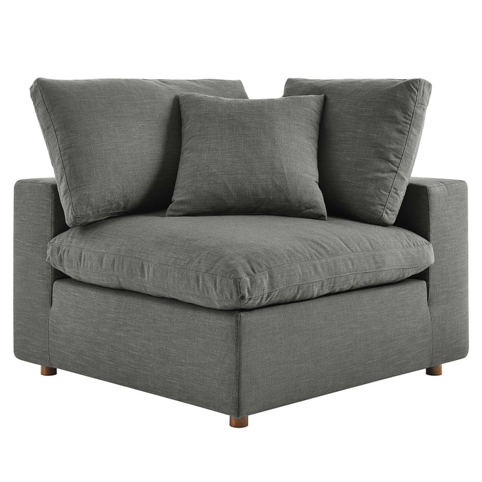 Commix Down Filled Overstuffed 5-Piece Armless Sectional Sofa