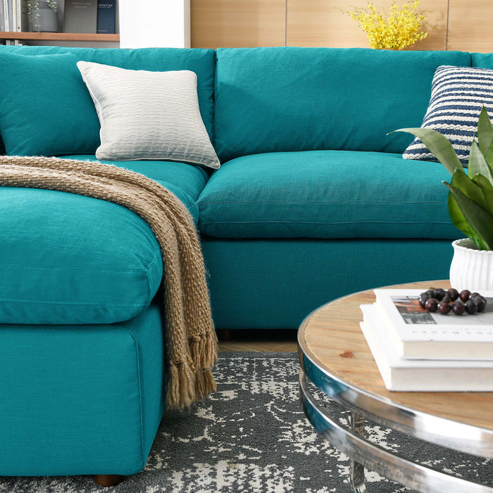 Commix Down Filled Overstuffed 6-Piece Sectional Sofa