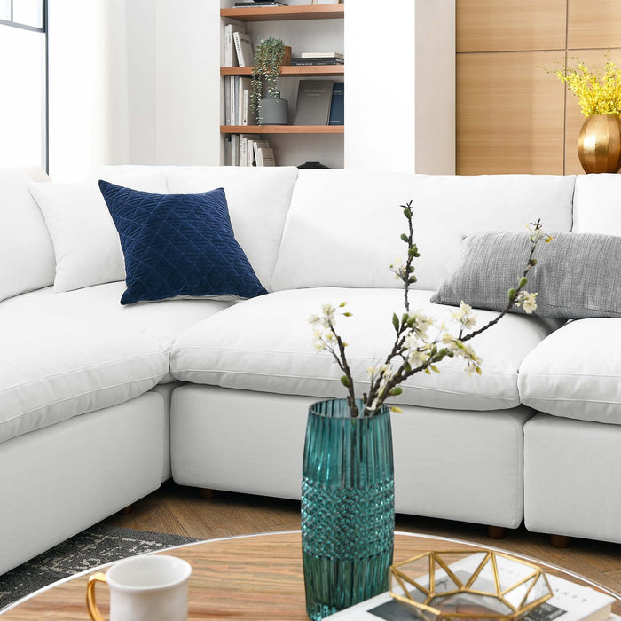 Commix Down Filled Overstuffed 8-Piece Sectional Sofa