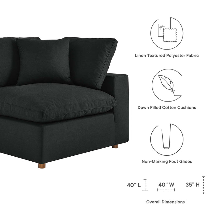 Commix Down Filled Overstuffed 7-Piece Sectional Sofa