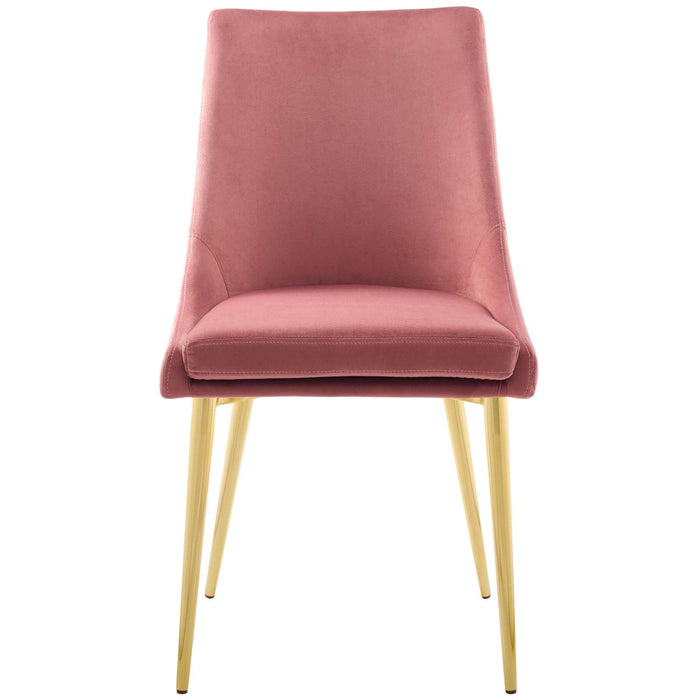 Viscount Modern Accent Performance Velvet Dining Chair