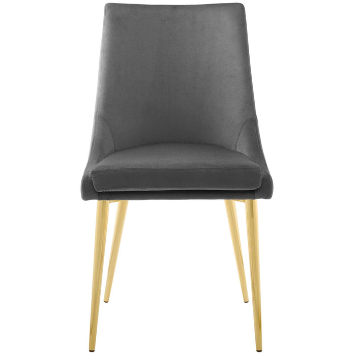 Viscount Modern Accent Performance Velvet Dining Chair