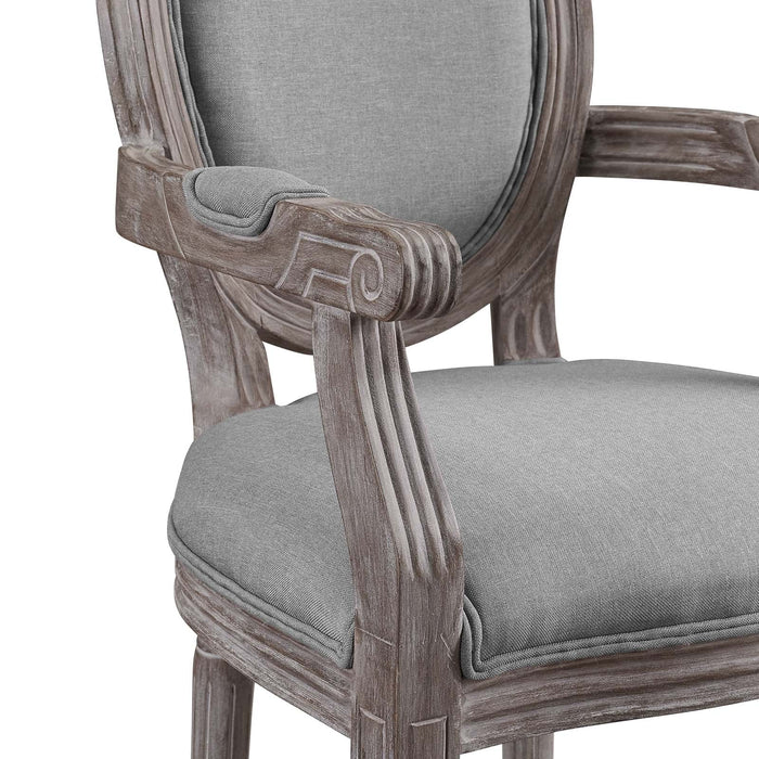 Emanate Upholstered Fabric Dining Armchair Set of 2