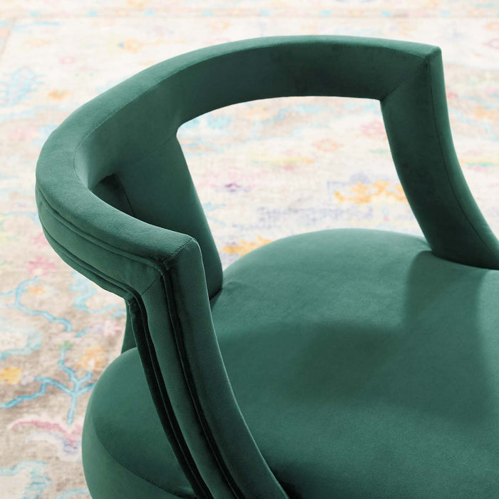 Requisite Accent Lounge Performance Velvet Armchair