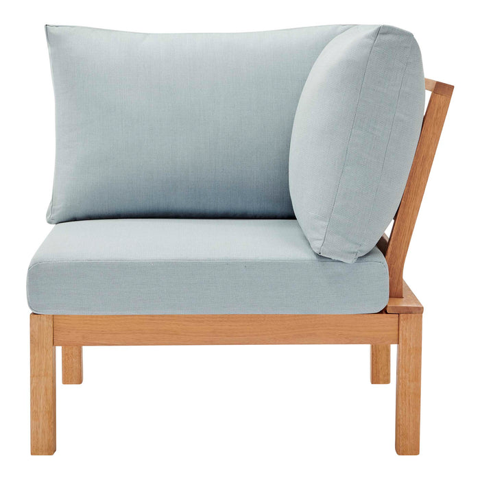 Freeport Karri Wood Sectional Sofa Outdoor Patio Corner Chair