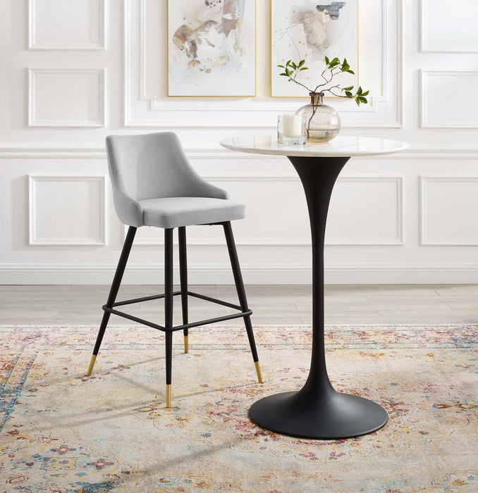 Adorn Performance Velvet Bar Stool