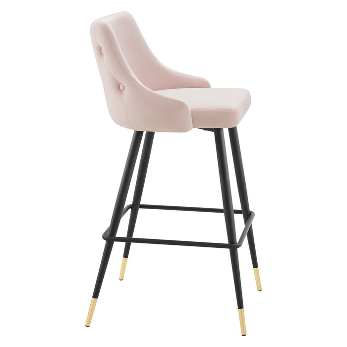 Adorn Performance Velvet Bar Stool