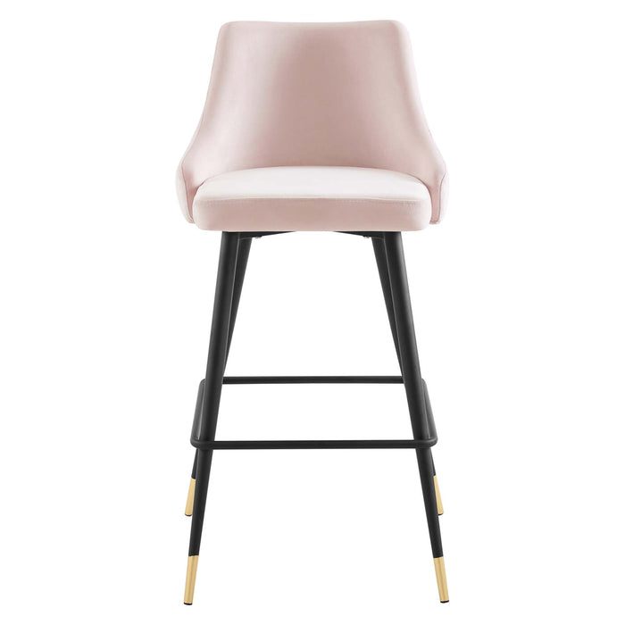 Adorn Performance Velvet Bar Stool