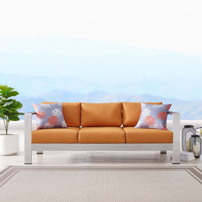 Shore Outdoor Patio Aluminum Sofa