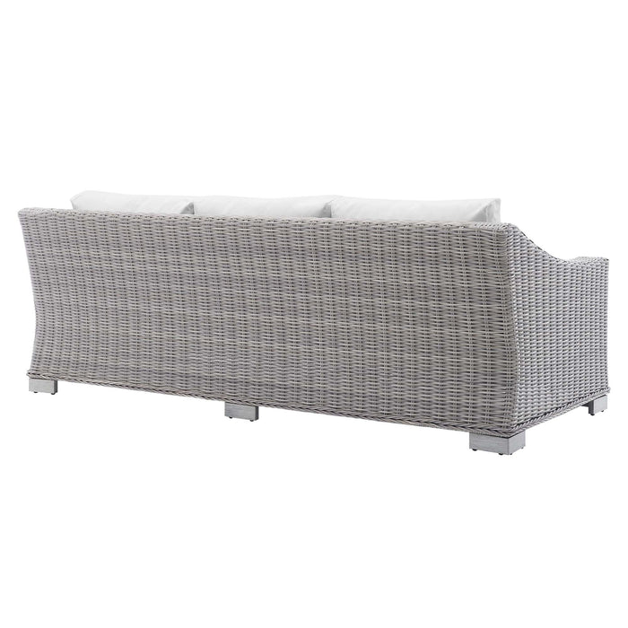 Conway Sunbrella® Outdoor Patio Wicker Rattan Sofa