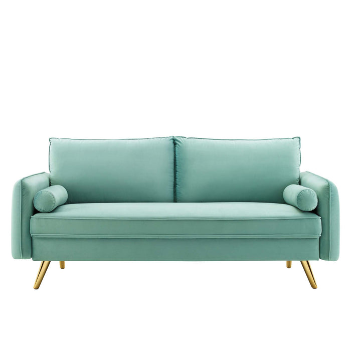 Revive Performance Velvet Sofa