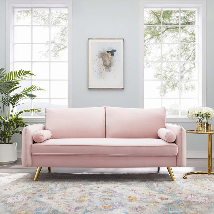 Revive Performance Velvet Sofa