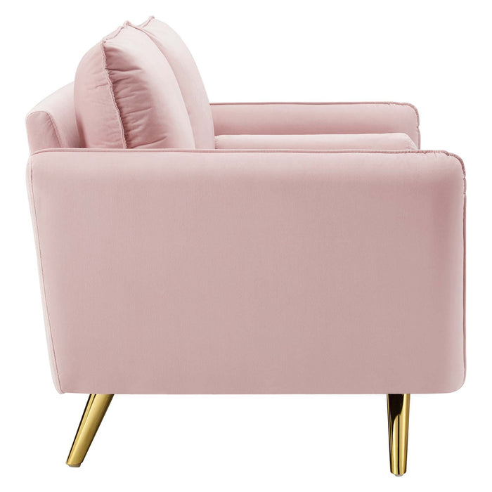 Revive Performance Velvet Loveseat