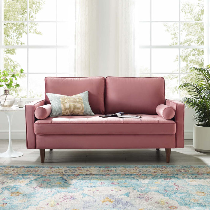 Valour Performance Velvet Loveseat