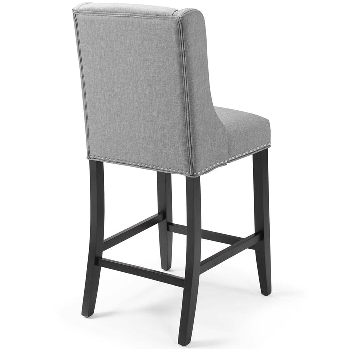 Baron Counter Stool Upholstered Fabric Set of 2