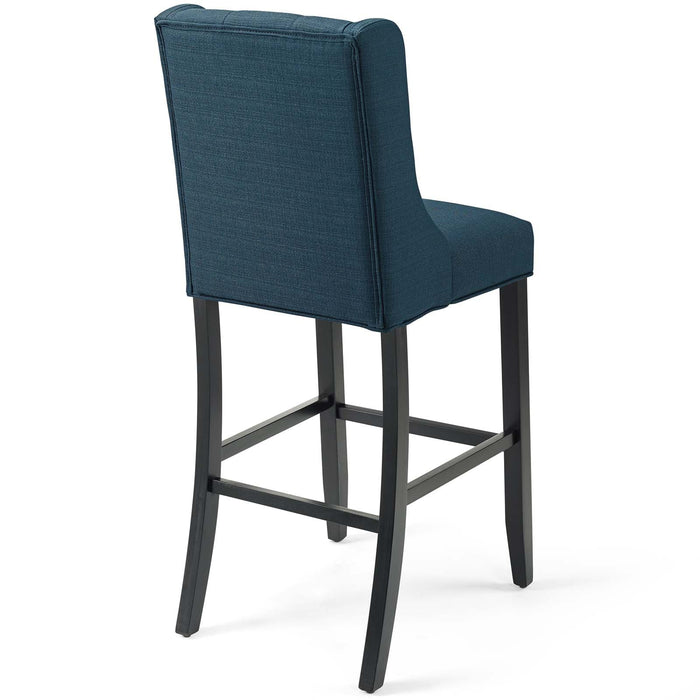 Baronet Bar Stool Upholstered Fabric Set of 2