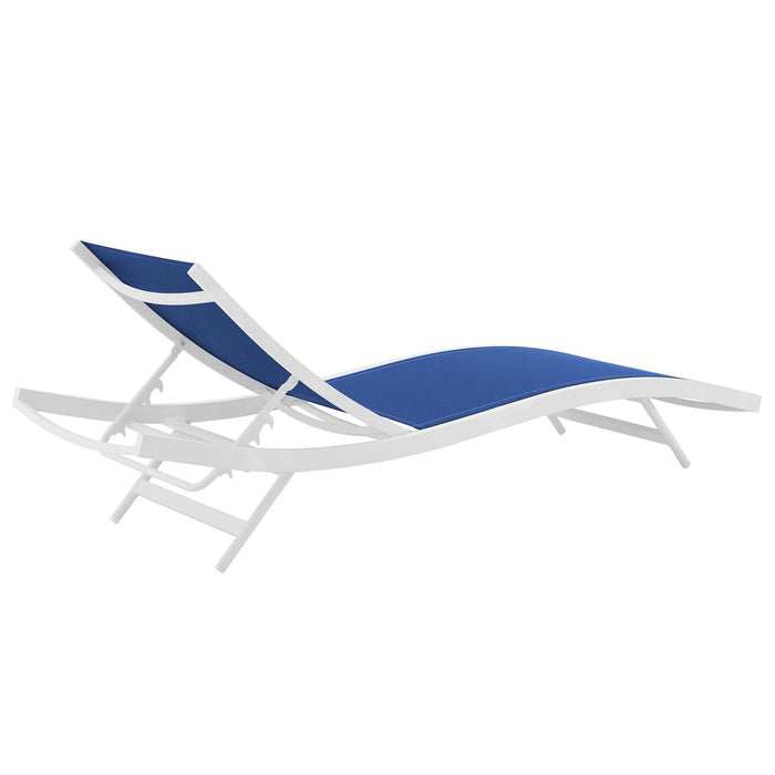 Glimpse Outdoor Patio Mesh Chaise Lounge Set of 2