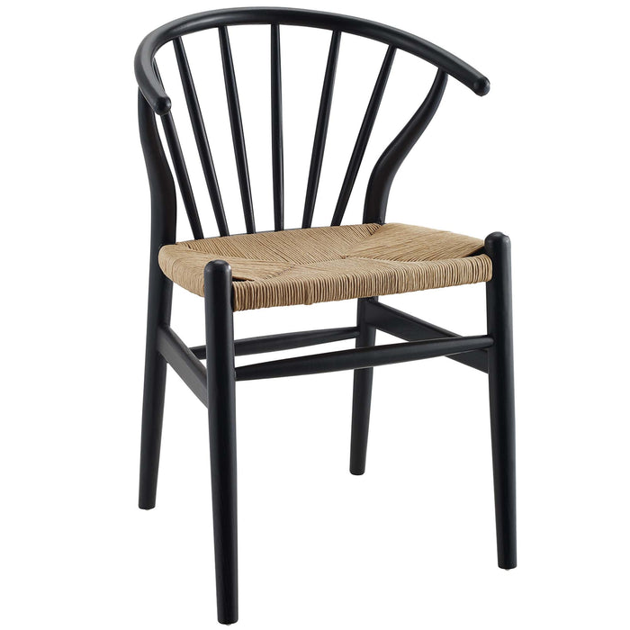 Flourish Spindle Wood Dining Side Chair Set of 2