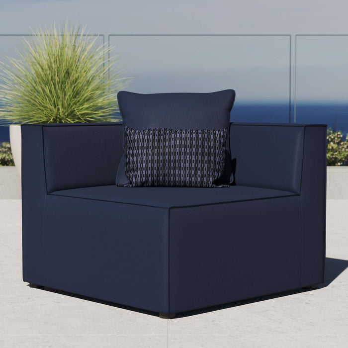 Saybrook Outdoor Patio Upholstered Sectional Sofa Corner Chair