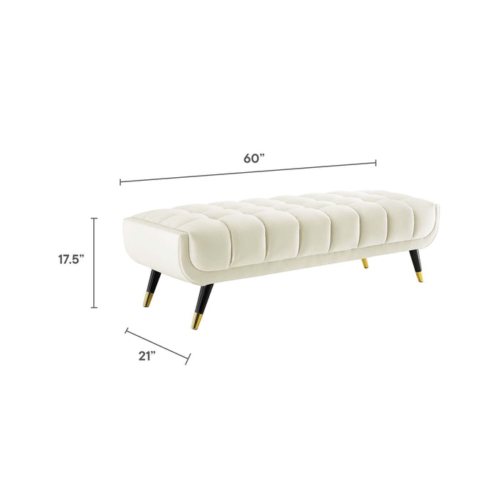 Adept 60" Performance Velvet Bench