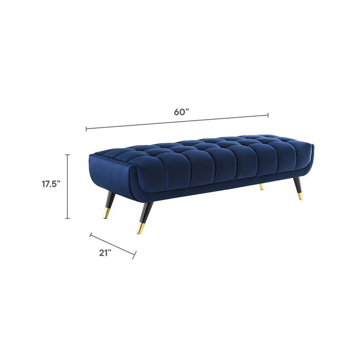 Adept 60" Performance Velvet Bench