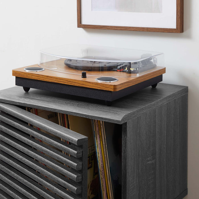 Render Vinyl Record Display Stand