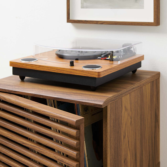 Render Vinyl Record Display Stand