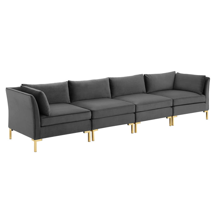 Ardent 4-Seater Performance Velvet Sofa