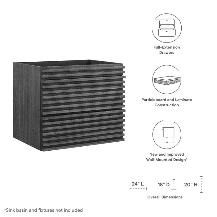 Render Wall-Mount Bathroom Cabinet Basin Not Included