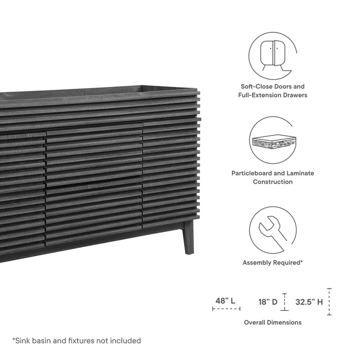 Render 48" Bathroom Cabinet Basin Not Included