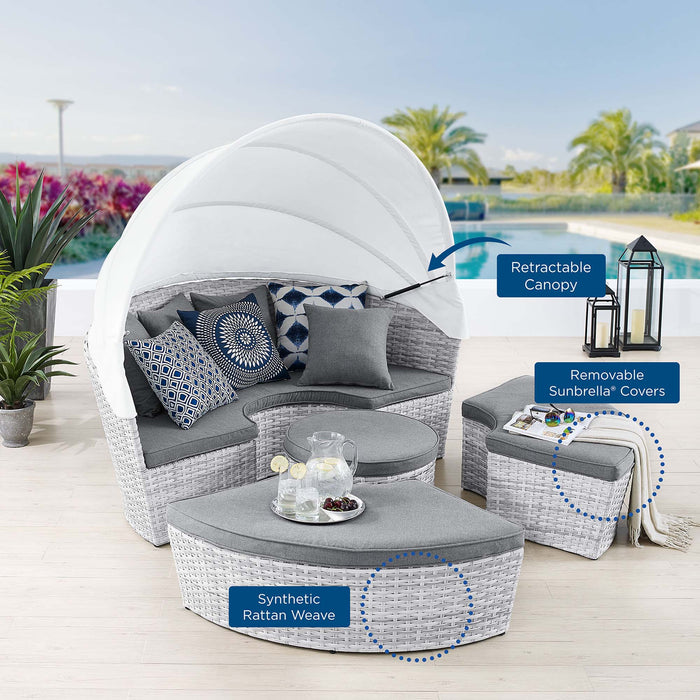 Scottsdale Canopy Sunbrella® Outdoor Patio Daybed