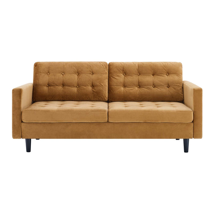 Exalt Tufted Performance Velvet Sofa