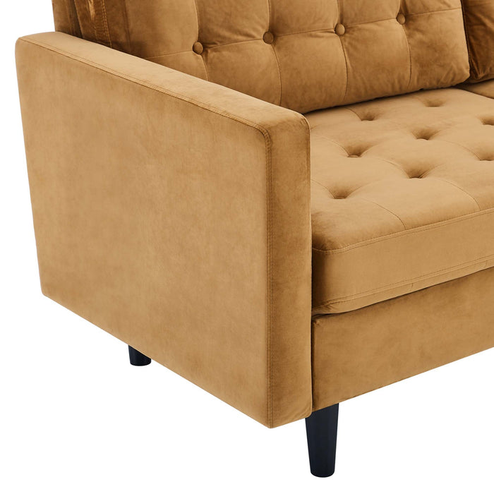 Exalt Tufted Performance Velvet Sofa