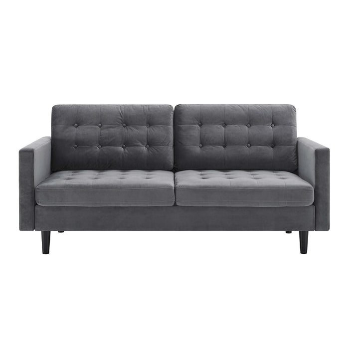 Exalt Tufted Performance Velvet Sofa