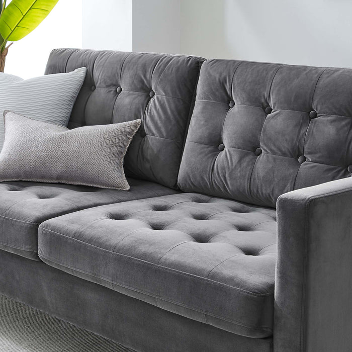 Exalt Tufted Performance Velvet Sofa