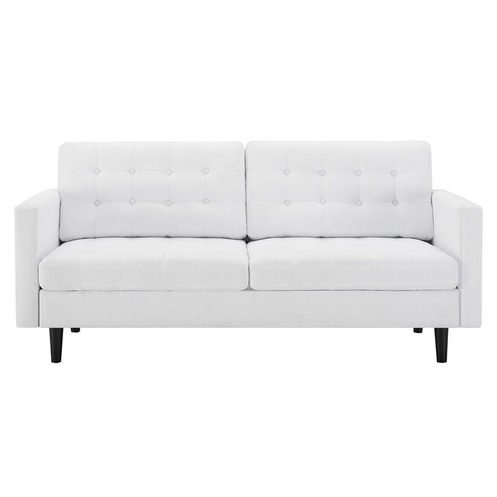 Exalt Tufted Fabric Sofa