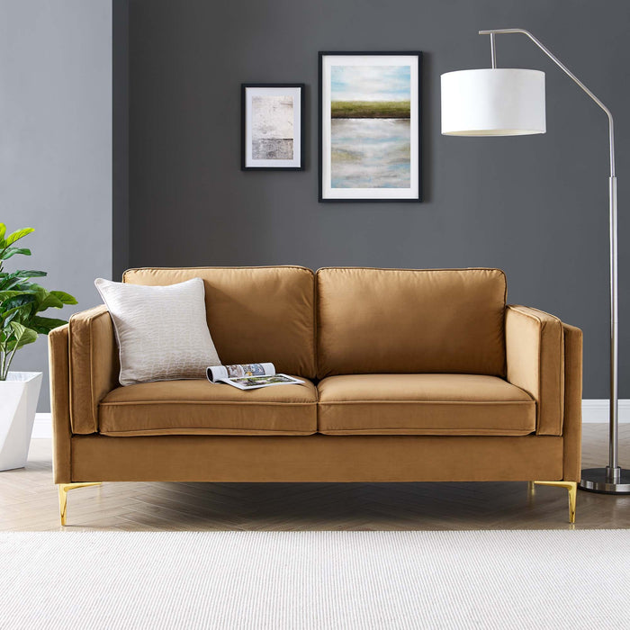 Kaiya Performance Velvet Sofa