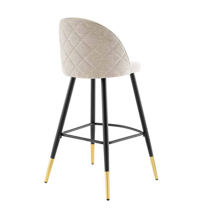 Cordial Fabric Bar Stools - Set of 2