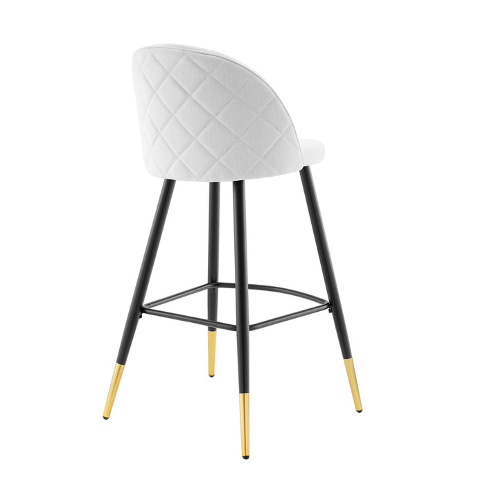 Cordial Fabric Bar Stools - Set of 2