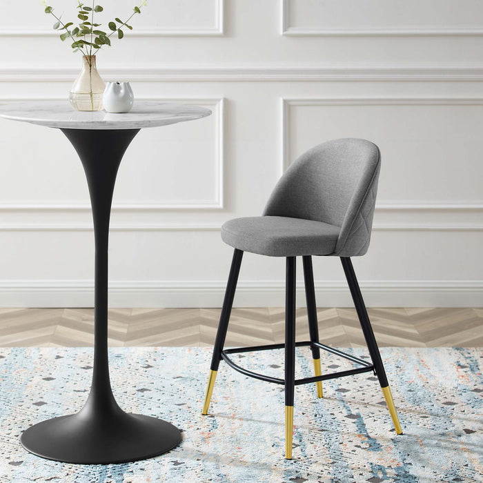 Cordial Fabric Counter Stools - Set of 2