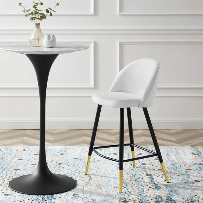 Cordial Fabric Counter Stools - Set of 2