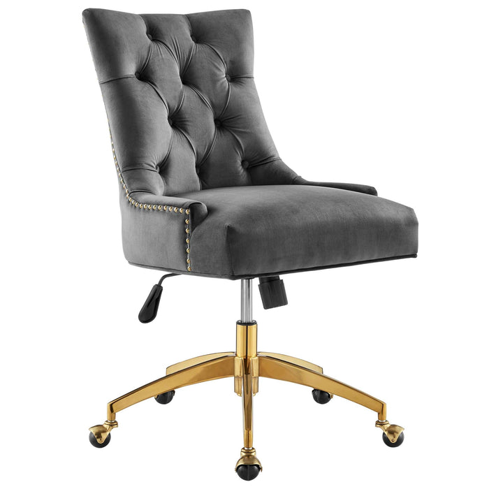 Regent Tufted Performance Velvet Office Chair