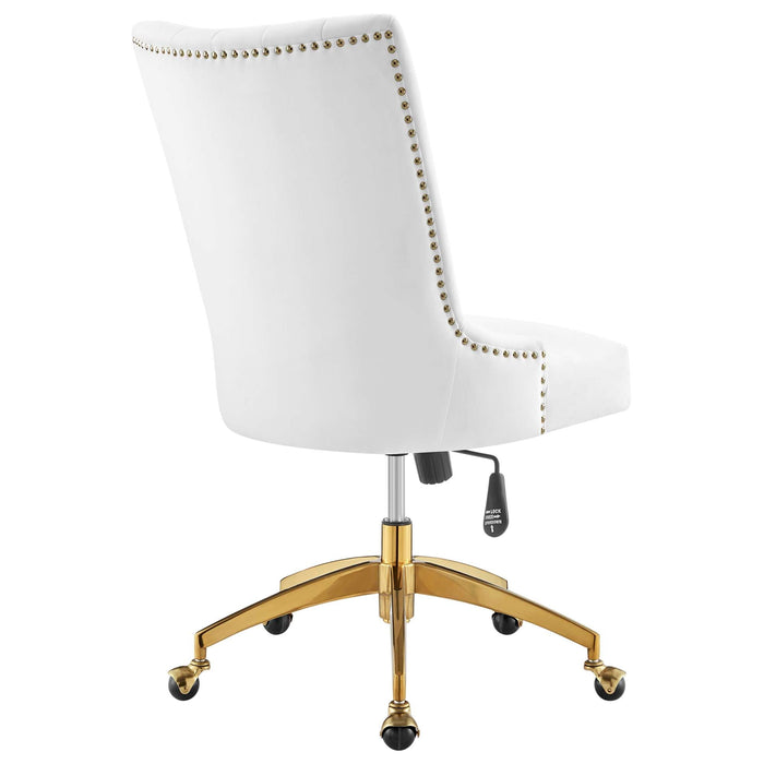 Empower Channel Tufted Performance Velvet Office Chair