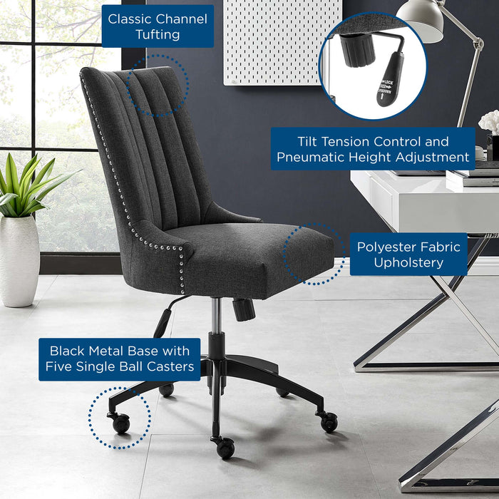 Empower Channel Tufted Fabric Office Chair