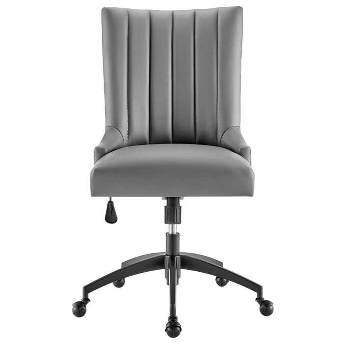 Empower Channel Tufted Vegan Leather Office Chair