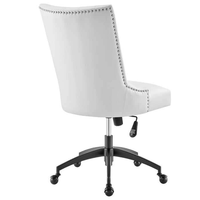 Empower Channel Tufted Vegan Leather Office Chair