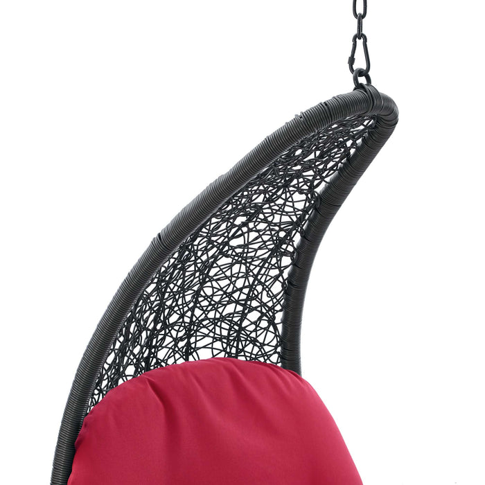 Landscape Hanging Chaise Lounge Outdoor Patio Swing Chair