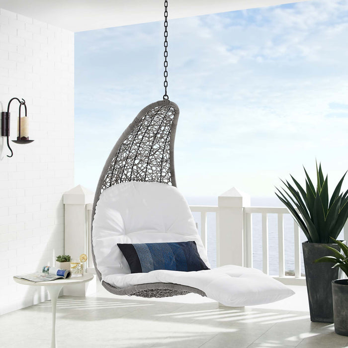 Landscape Hanging Chaise Lounge Outdoor Patio Swing Chair