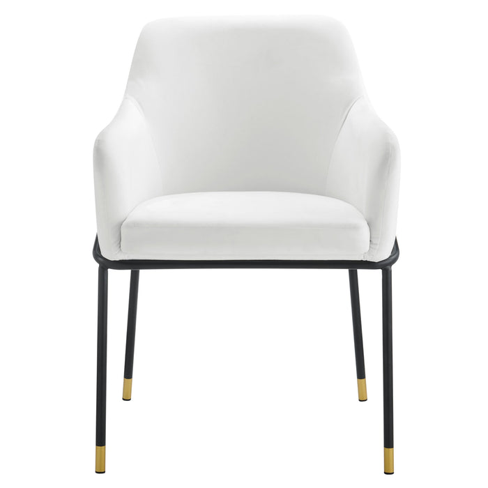 Jovi Performance Velvet Dining Armchair