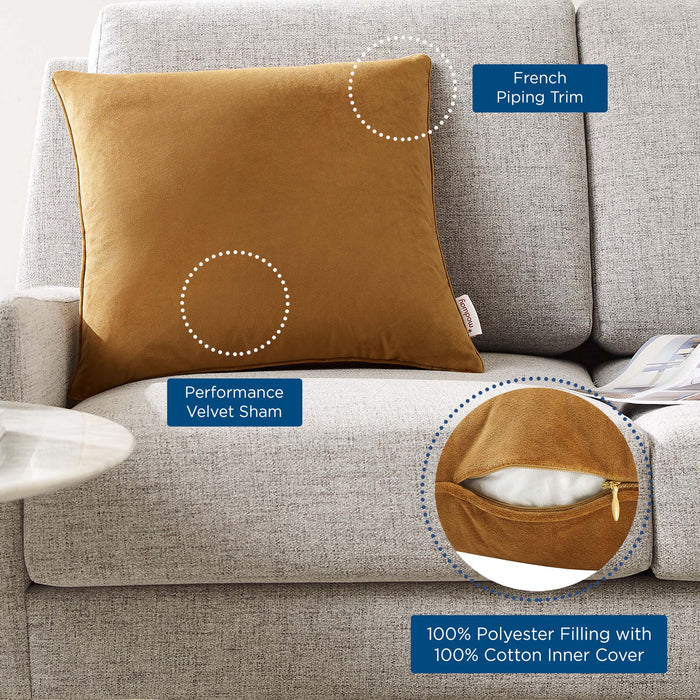 Enhance Performance Velvet Throw Pillow